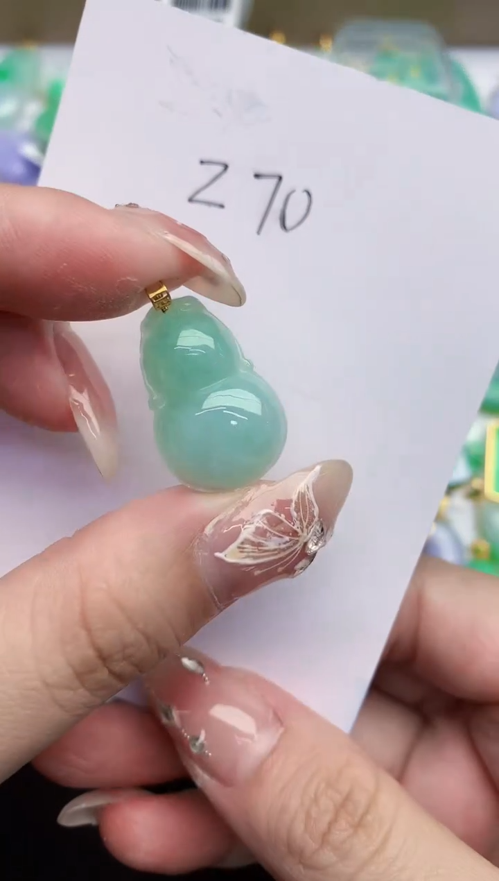 【闪购商品】翡翠颈饰18K金镶嵌00000000000