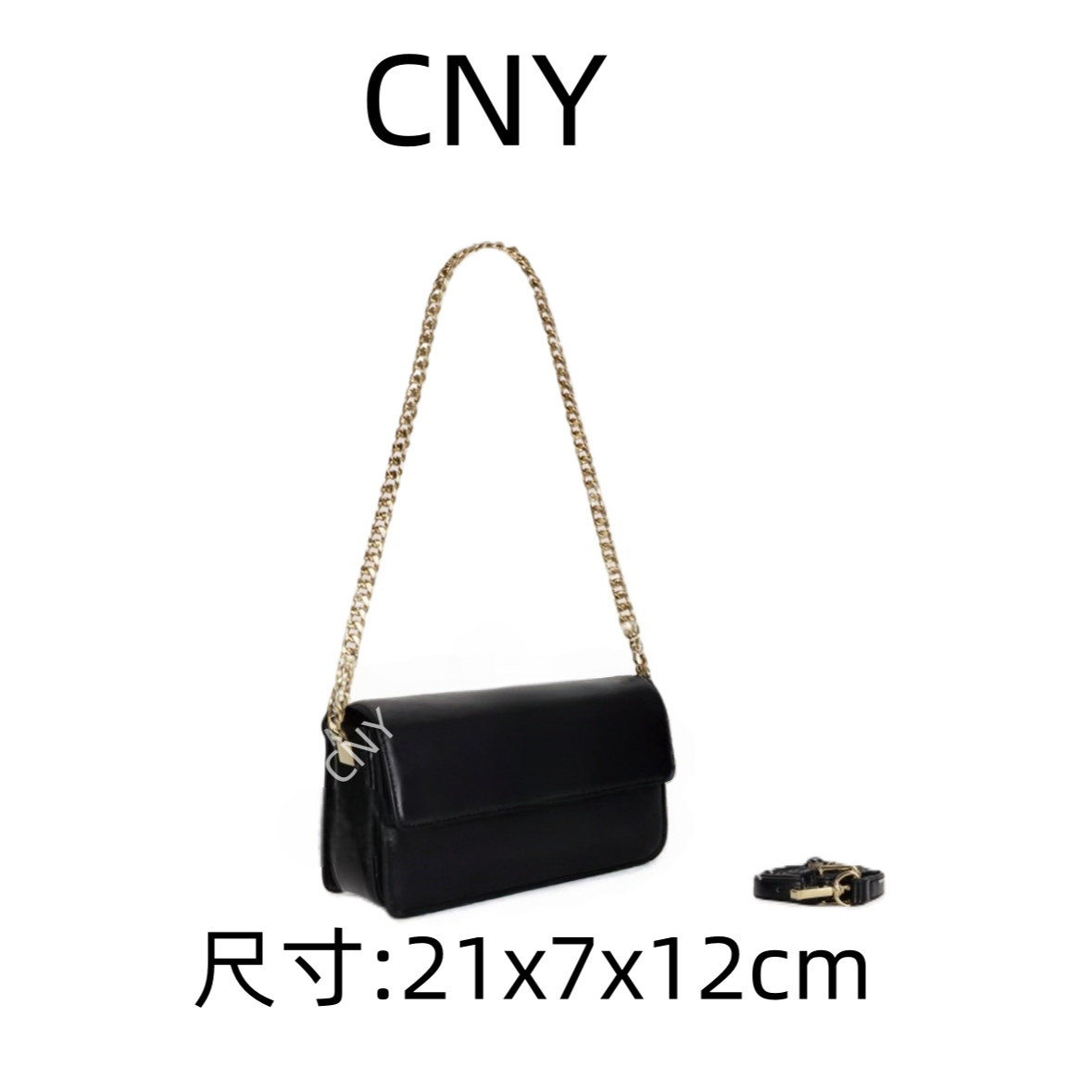 【CNY】GB-9859-黑色-轻奢时尚百搭新款女包