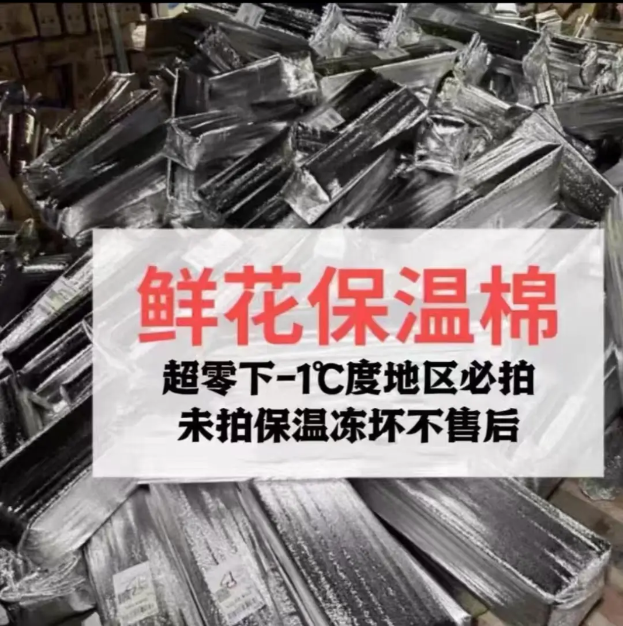 零度一下地区鲜花保温棉不拍冻坏不售后