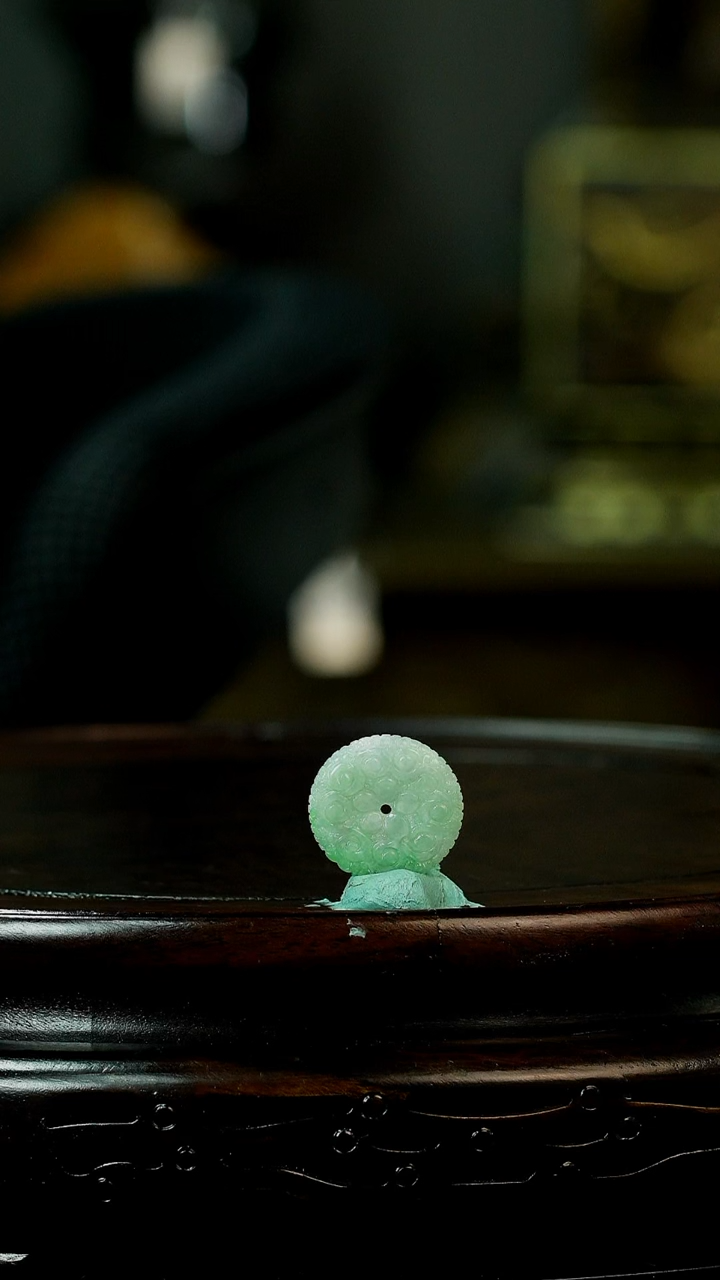 【闪购商品】铜翡翠平安扣挂件w