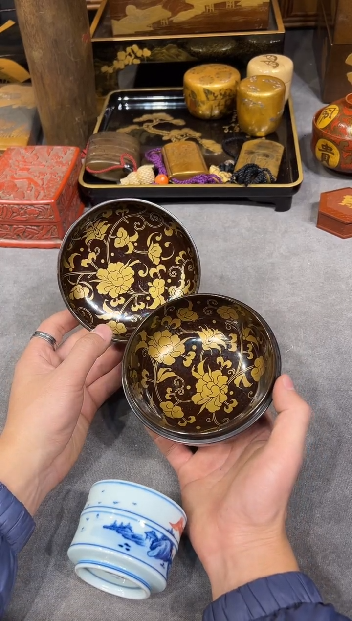 内金莳绘 小盖罐