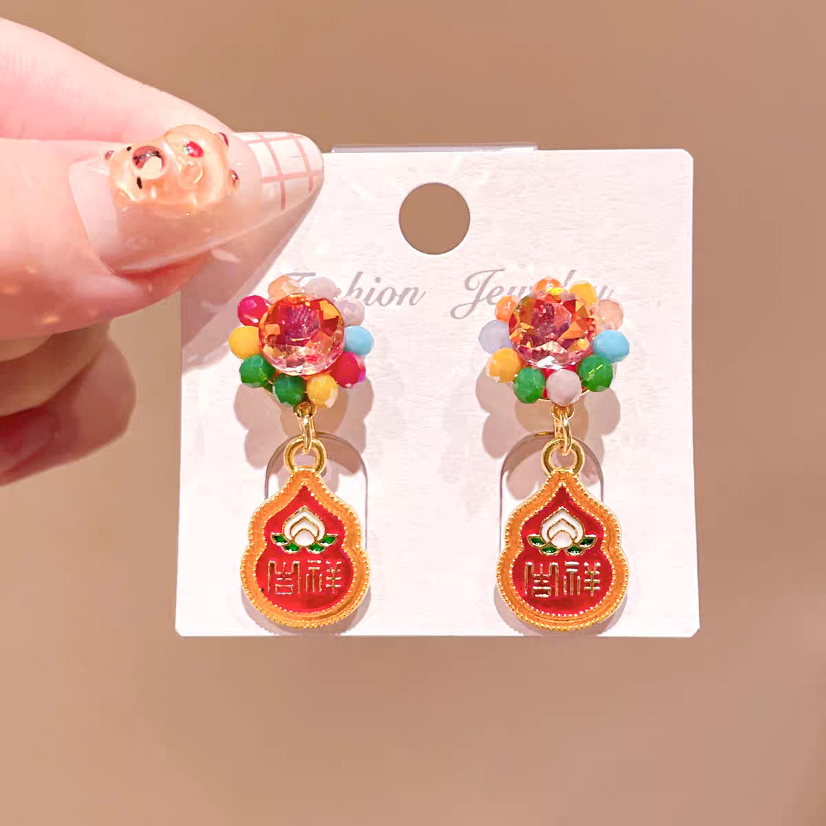 GF【MX-22202】儿童耳夹无洞耳夹儿童新年耳夹