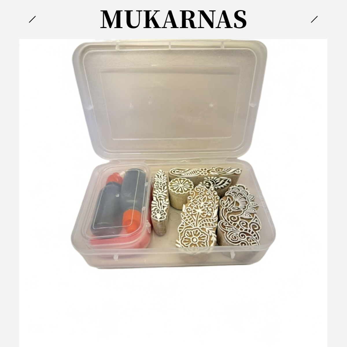 MUKARNAS海娜手绘木印章套装