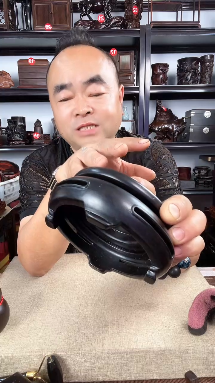 木ZGT圆老李红木工艺品