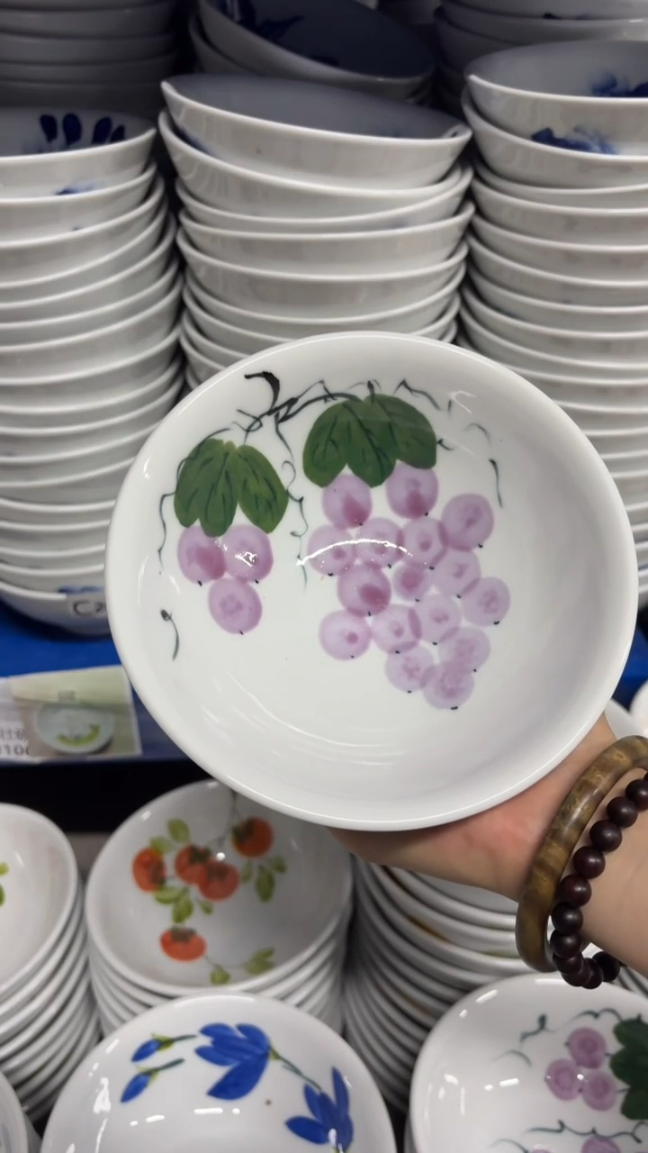 瓷片景德镇手绘釉中彩（食品级）小胖碗