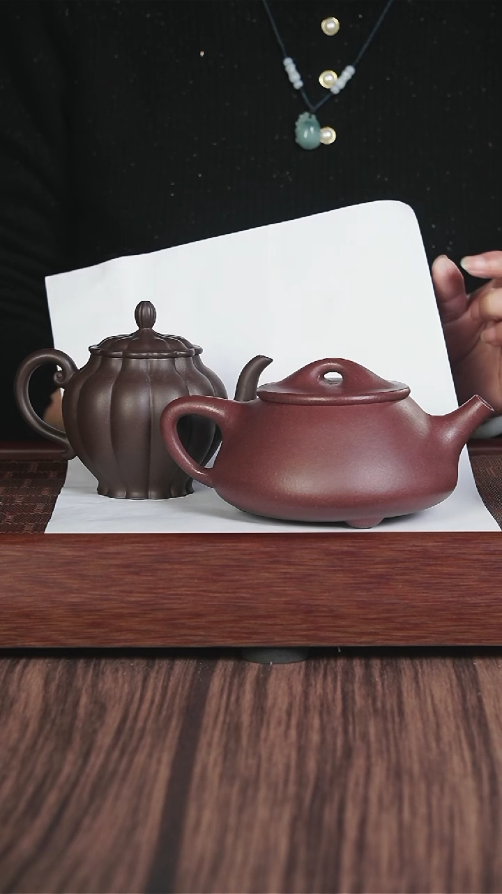 【闪购商品】紫砂茶壶筋纹 美人肩+底槽清大满瓢