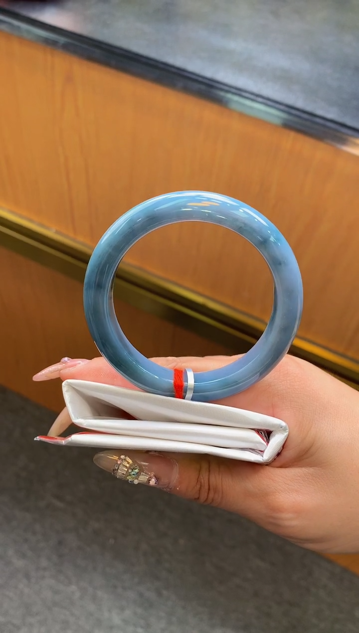 未镶嵌手镯翡翠-F99-正圈52.8