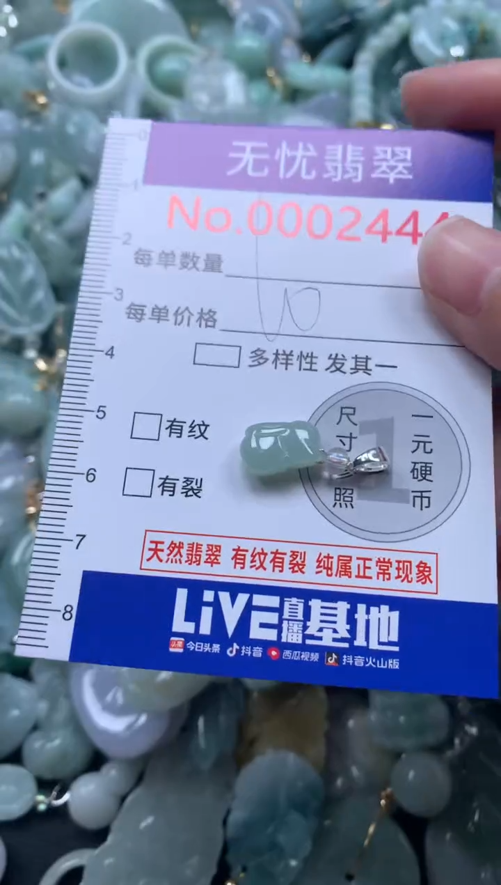 颈饰未镶嵌翡翠2444