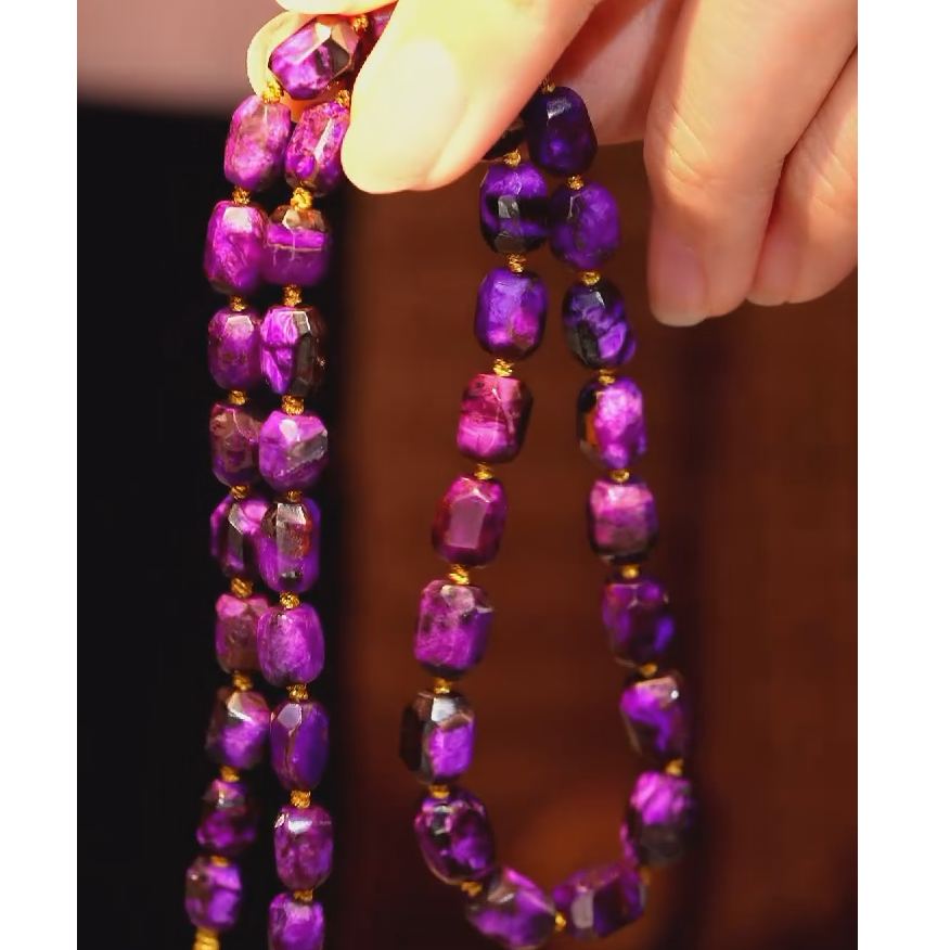 舒俱来钻切夹层红丝绒素项链18k/40cm/AZB2975