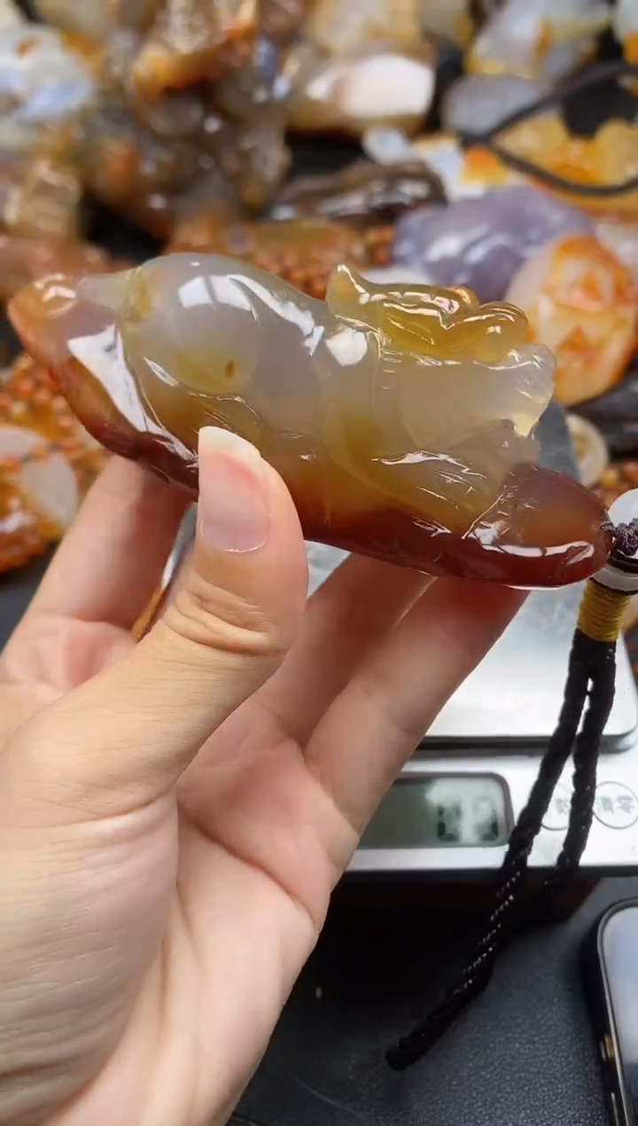 未镶嵌1玛瑙/玉髓北*狼ll