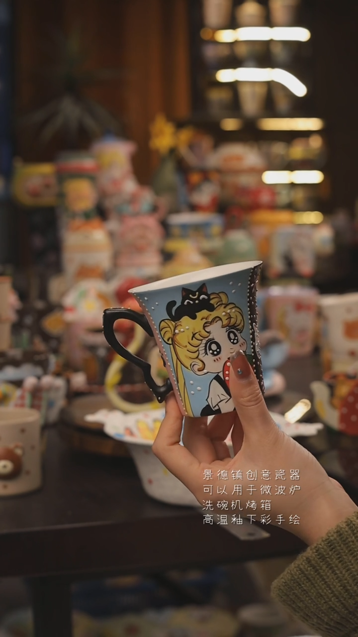 景德镇釉下彩绘设计师款式陶瓷