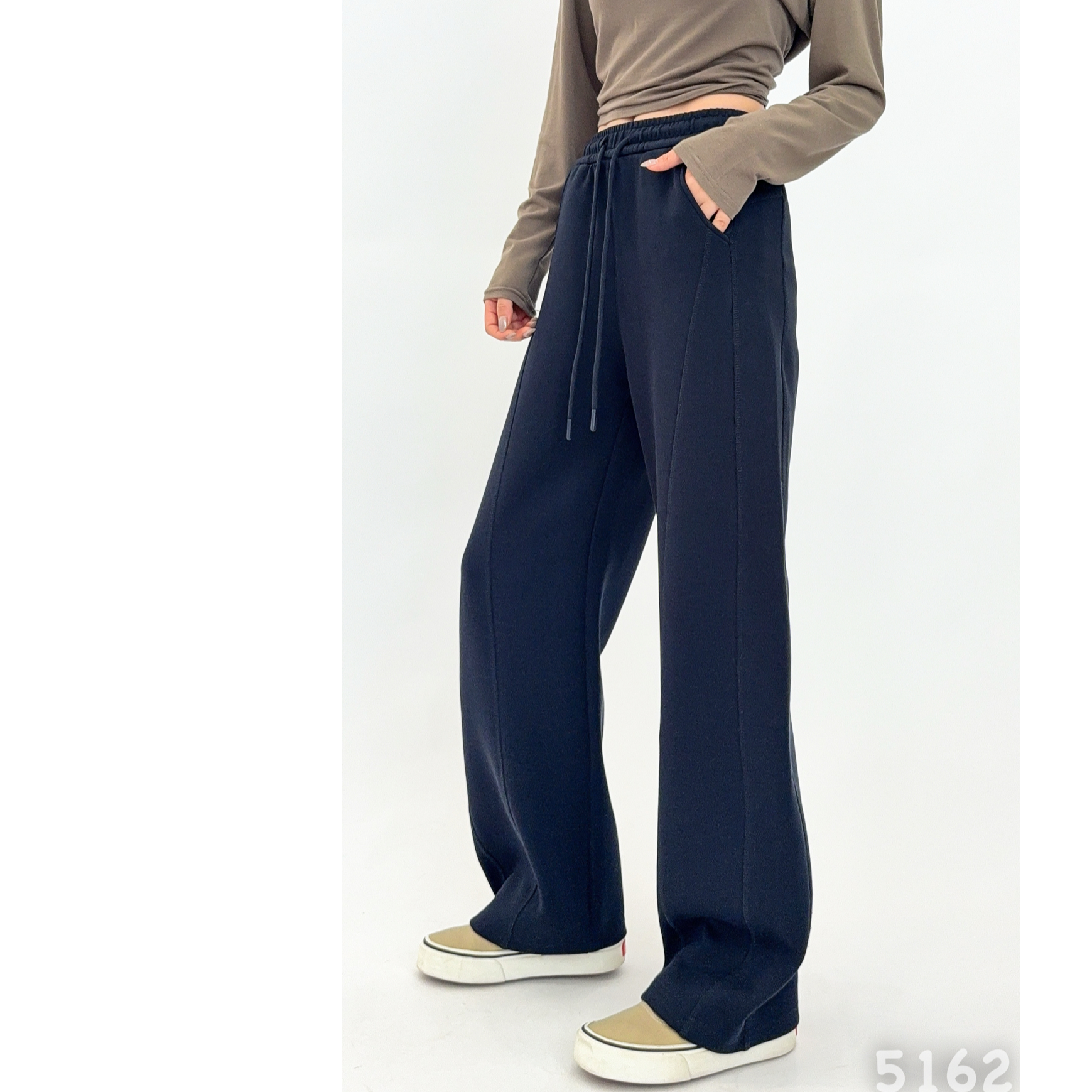 乔家女士时尚弯刀裤