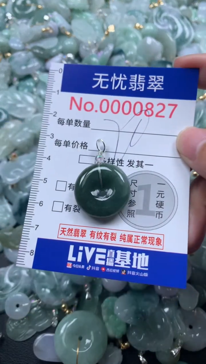 颈饰未镶嵌翡翠827