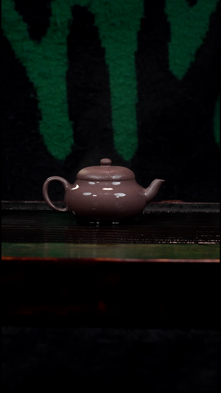 茶壶紫砂半首歌明清风格紫泥小矮梨