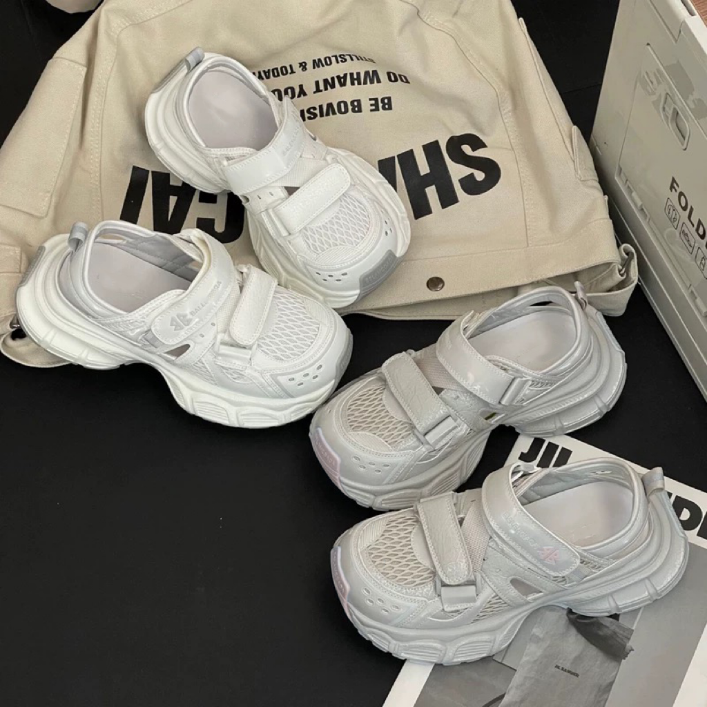 【23姑娘】夏日漫游 | 镂空网面透气老爹鞋女2025休闲百搭运动鞋