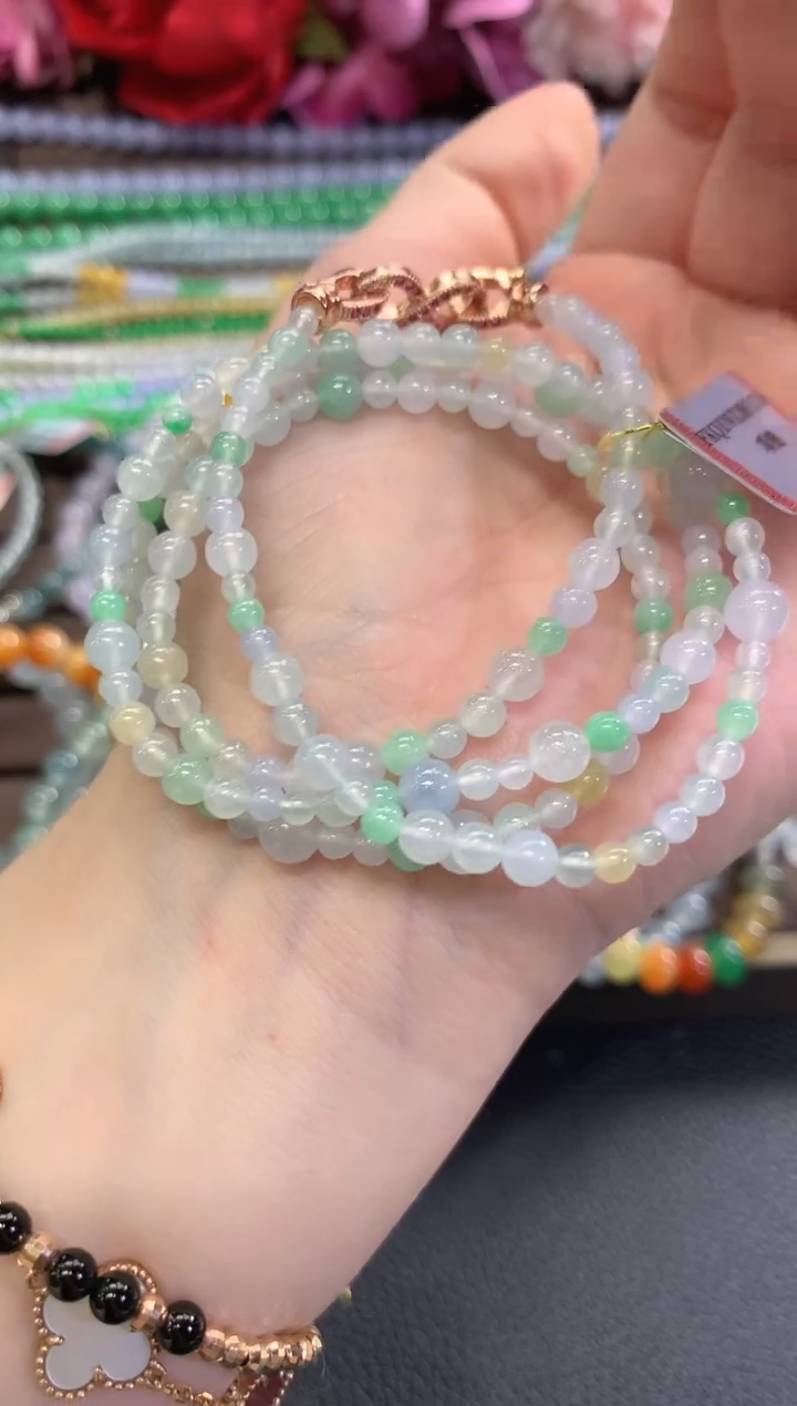 未镶嵌手串翡翠春日珠宝 D44