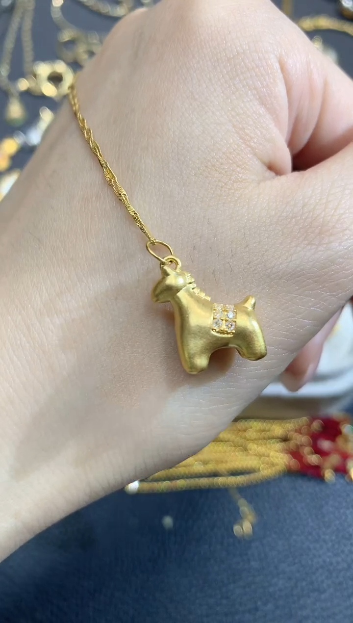 吊坠(不含链)18K金A6多样性发一件