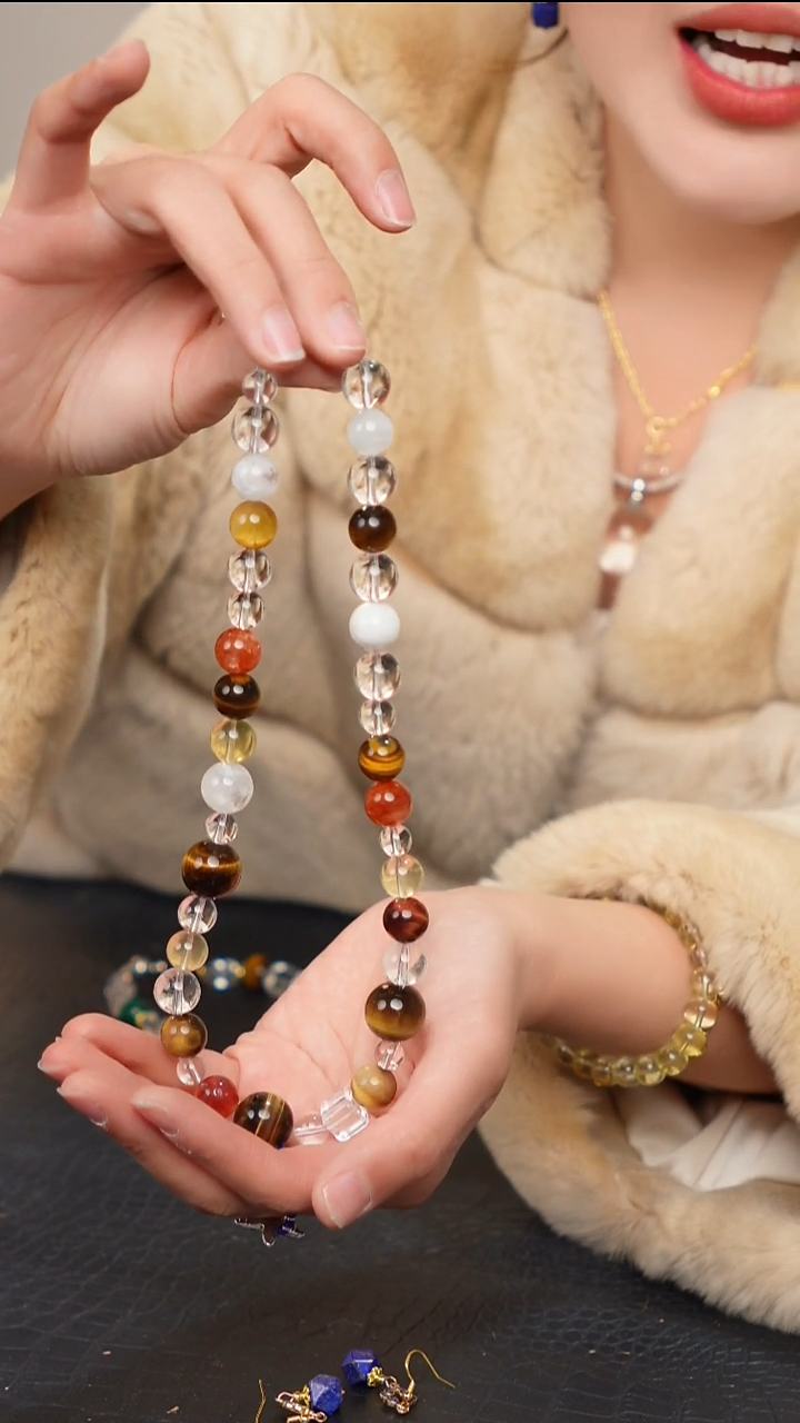 水晶摆件银S925镶嵌38