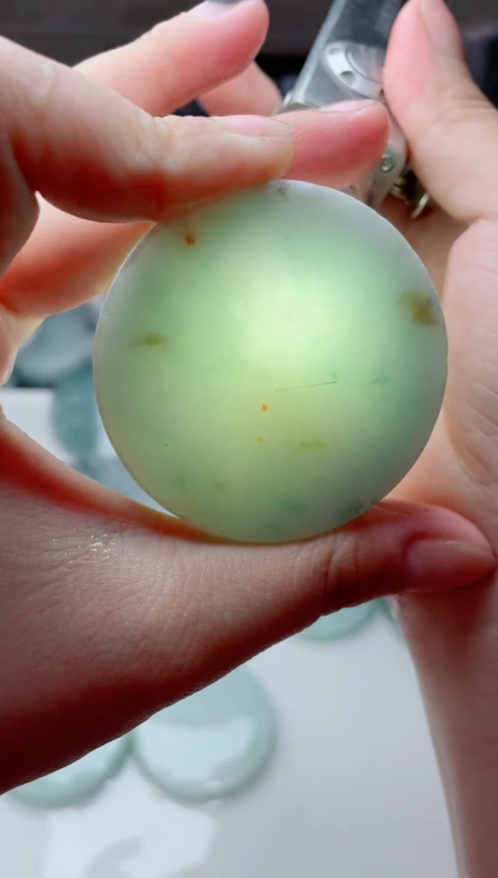 翡翠未镶嵌颈饰4109.......