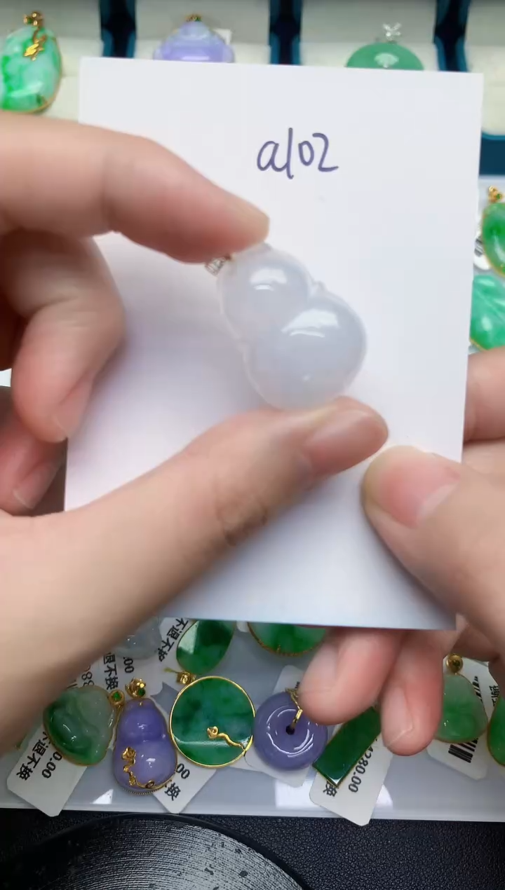 【闪购商品】翡翠颈饰18K金镶嵌000000000