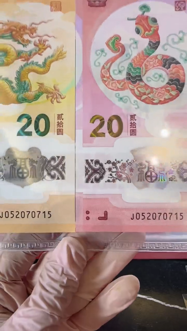 【闪购商品】塑料2024龙钞全同号裸啊啊啊啊啊