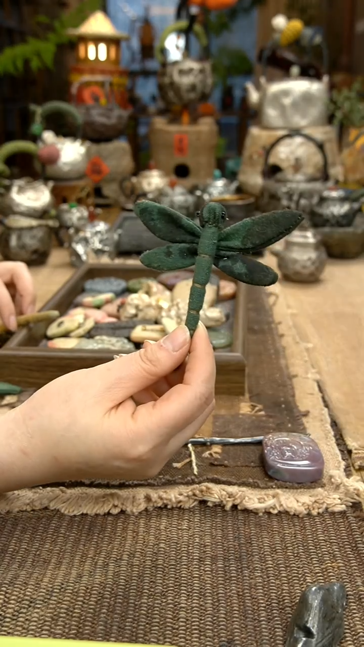 纯手工布艺茶宠。。。