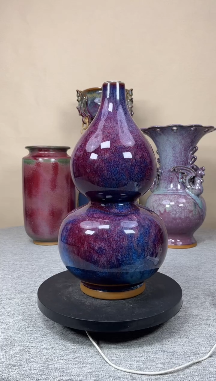 摆件陶神垕钧瓷收藏工艺品