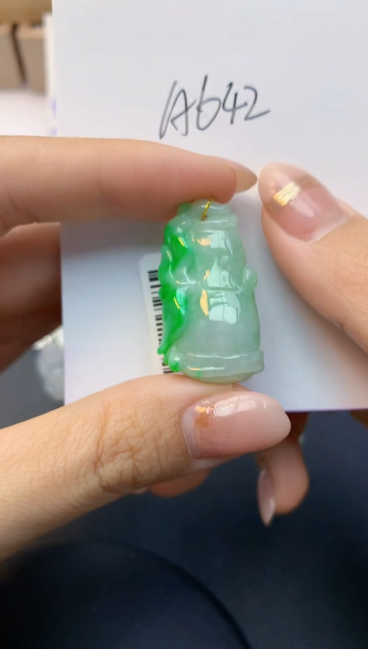 颈饰未镶嵌翡翠天然A货缅甸翡翠百元以上9元证书费自理