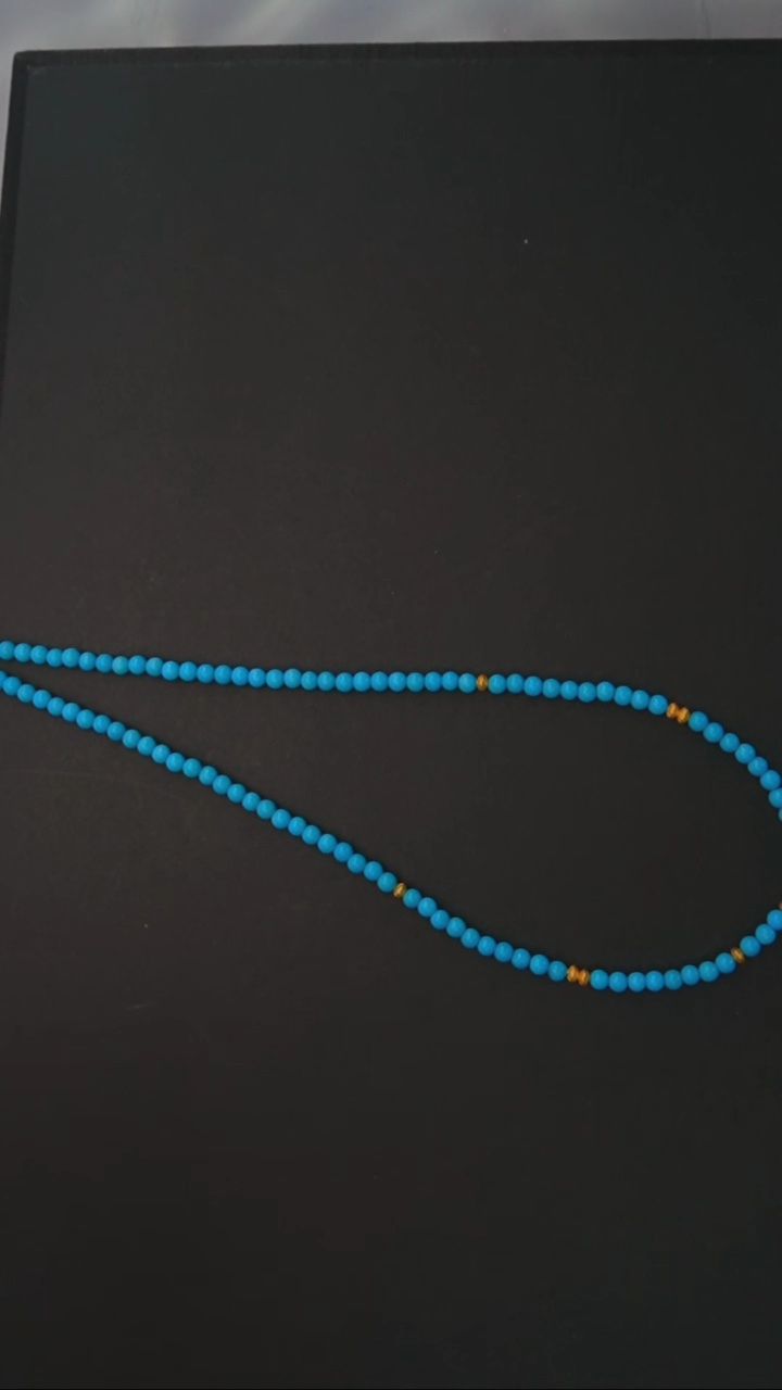 【闪购商品】绿松石项链银S925镶嵌发货一件