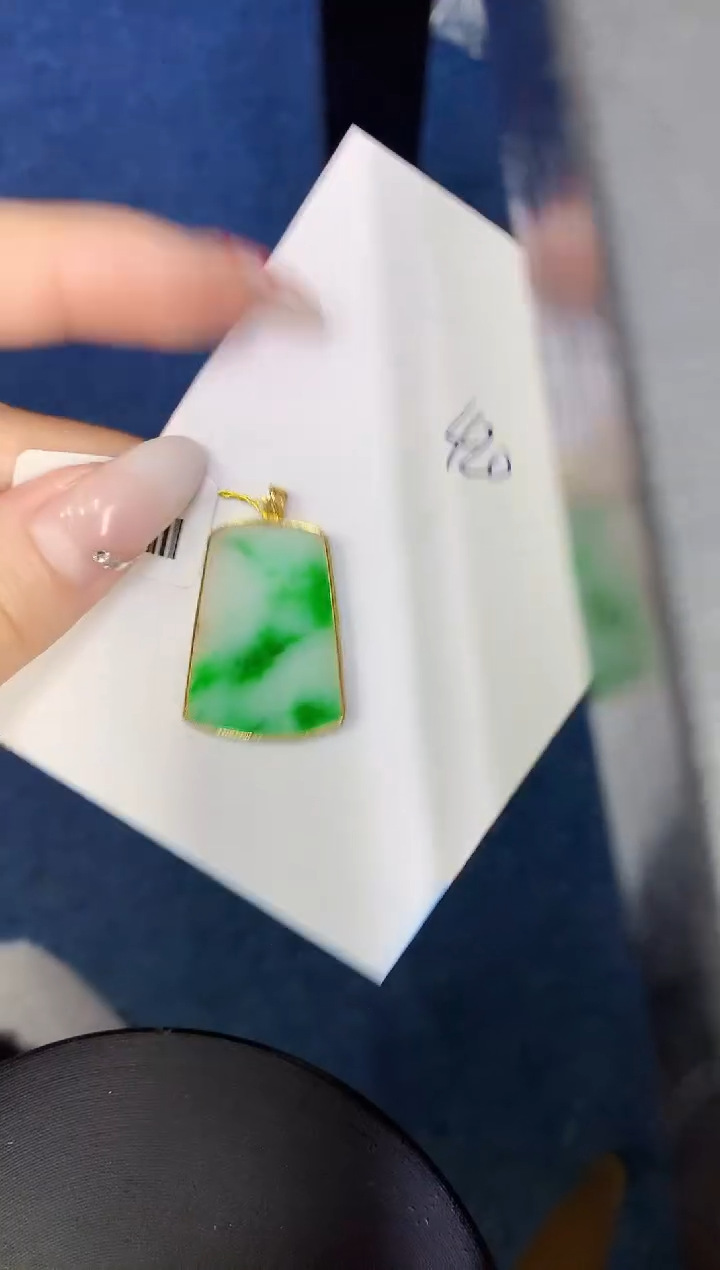 【闪购商品】翡翠颈饰18K金镶嵌00000000000