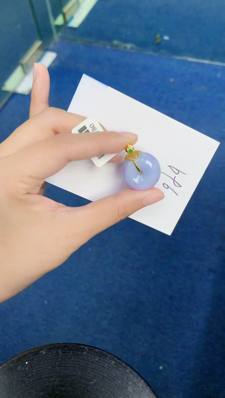 【闪购商品】翡翠颈饰18K金镶嵌000000000