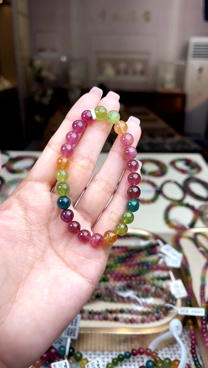 【闪购商品】碧玺/未镶嵌7mm+碧玺单圈多样性发货