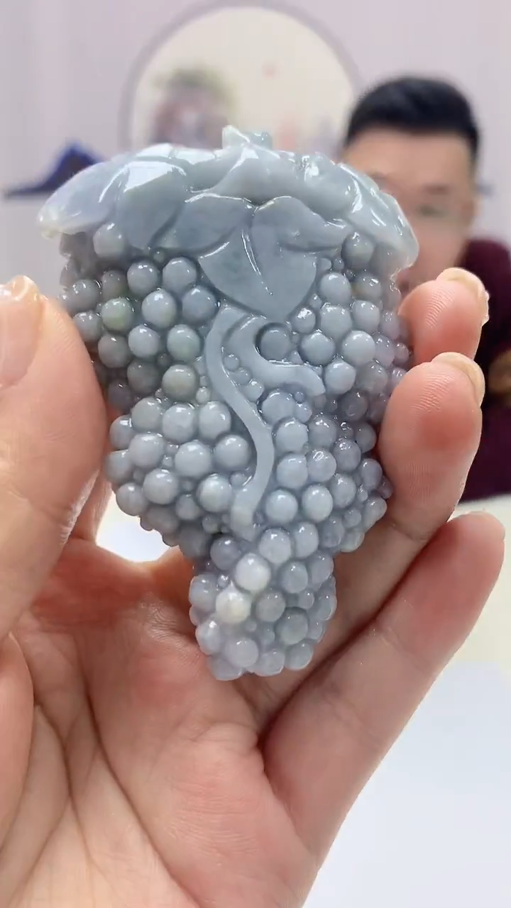 【闪购商品】定制翡翠未镶嵌5152ms-毛货26葡萄
