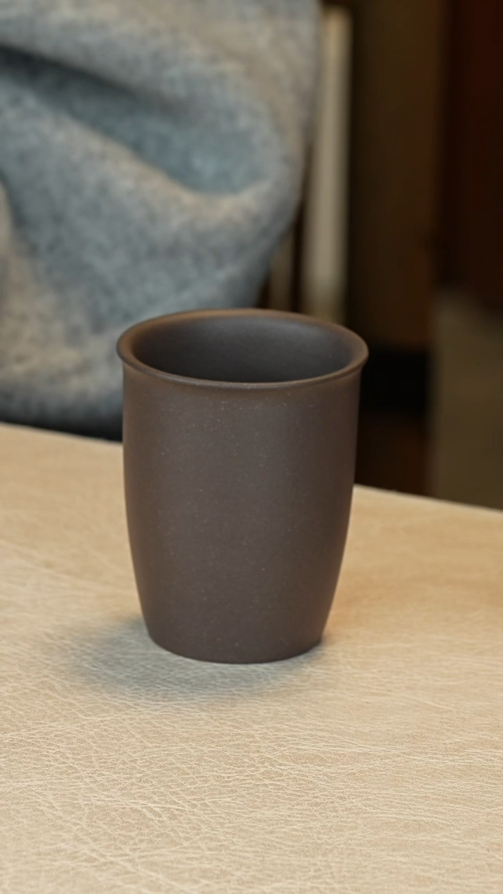 【闪购商品】紫砂茶杯天青泥矿标杯 可倒扣做盖置