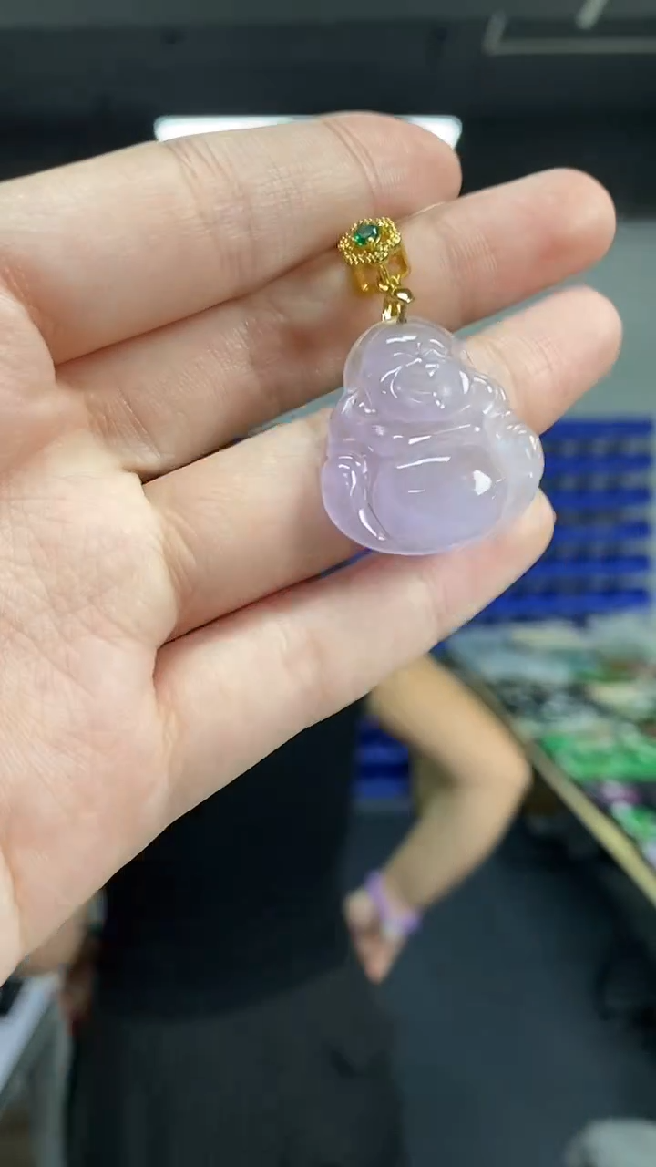 颈饰未镶嵌翡翠多样性发其一颜色微差