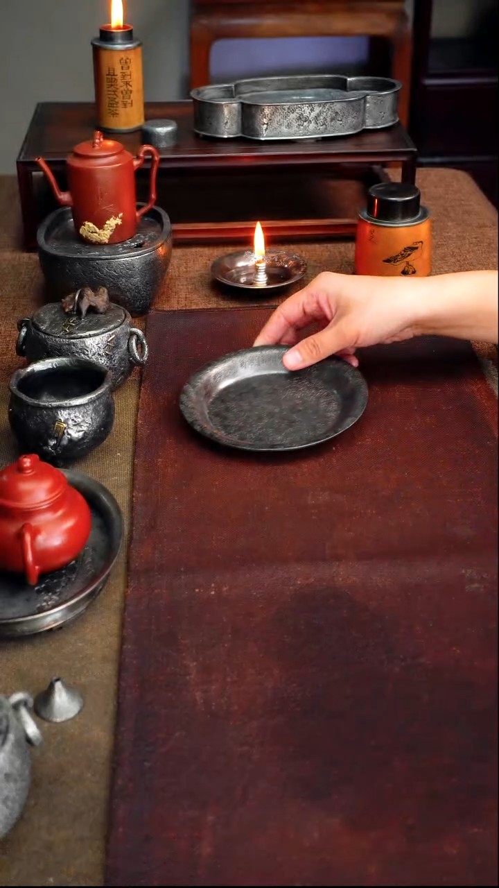 9488纯锡壶承内直径9