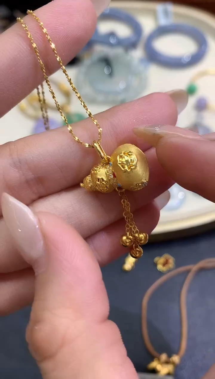 吊坠(不含链)18K金A279|多样性发货一件|980