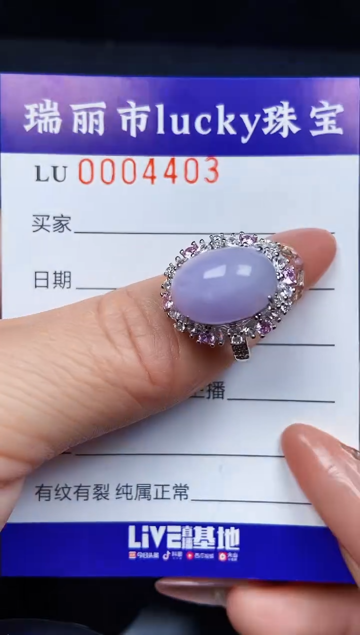 翡翠银S925镶嵌颈饰4403