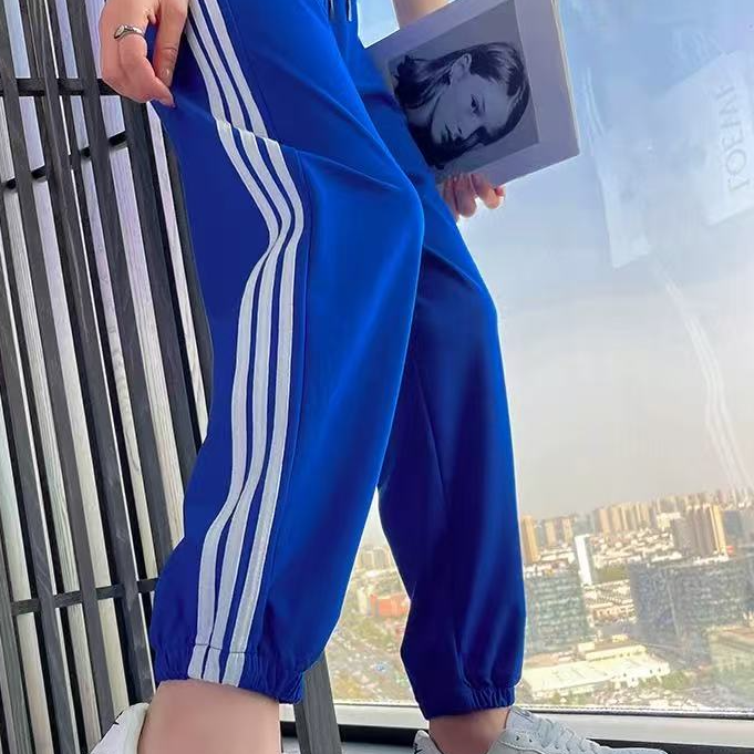 【克莱因蓝】夏季透气宽松中腰耐磨速干长裤运动裤休闲裤长裤ins