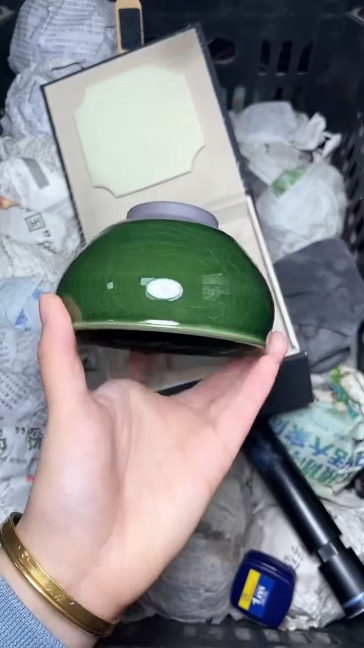 【闪购商品】茶盏帝王绿 盏三疯建盏茶器