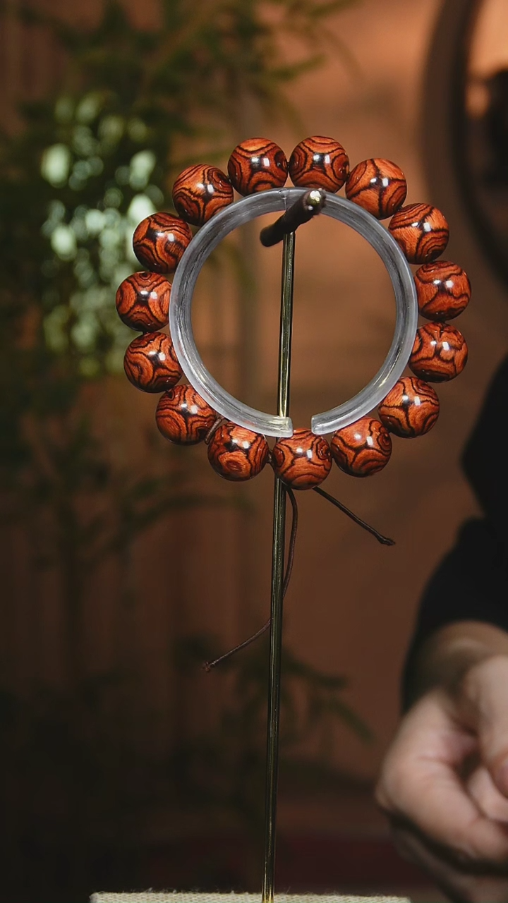 【闪购商品】黄花梨/降香黄檀手串/手链1.5对眼手串