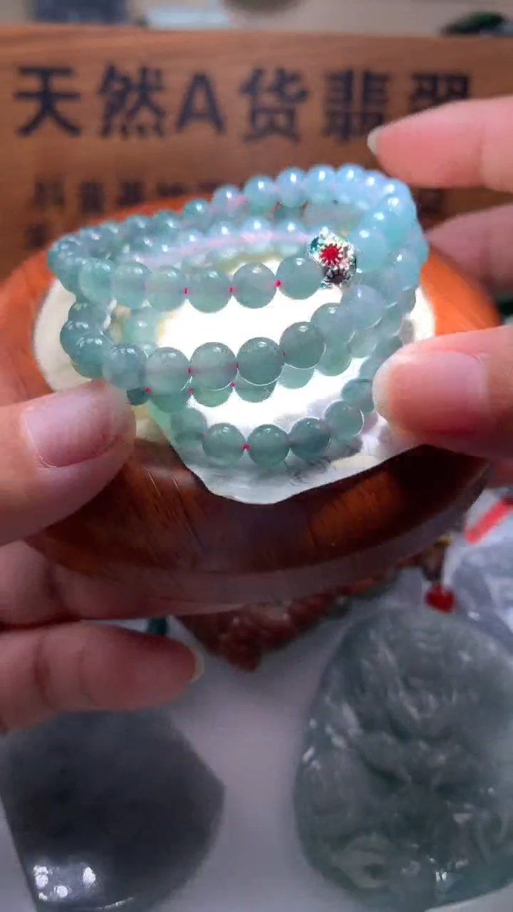 【闪购商品】翡翠颈饰未镶嵌保真天然A货翡翠