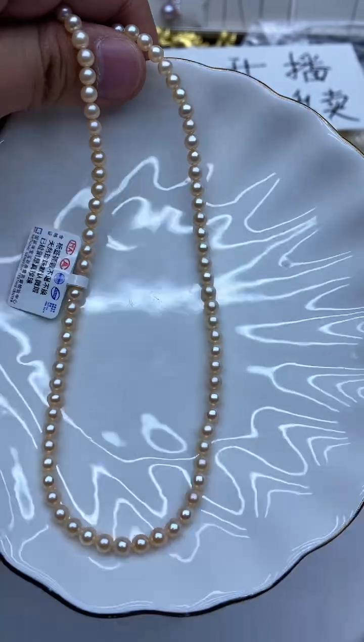 颈饰银S925镶嵌淡水珍珠项链多样性发其一