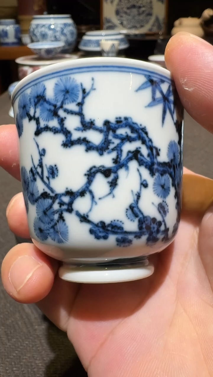 帮****。快雪松竹梅凌霄杯