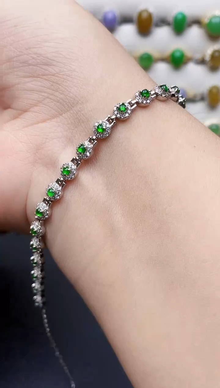 银S925镶嵌戒指翡翠1138