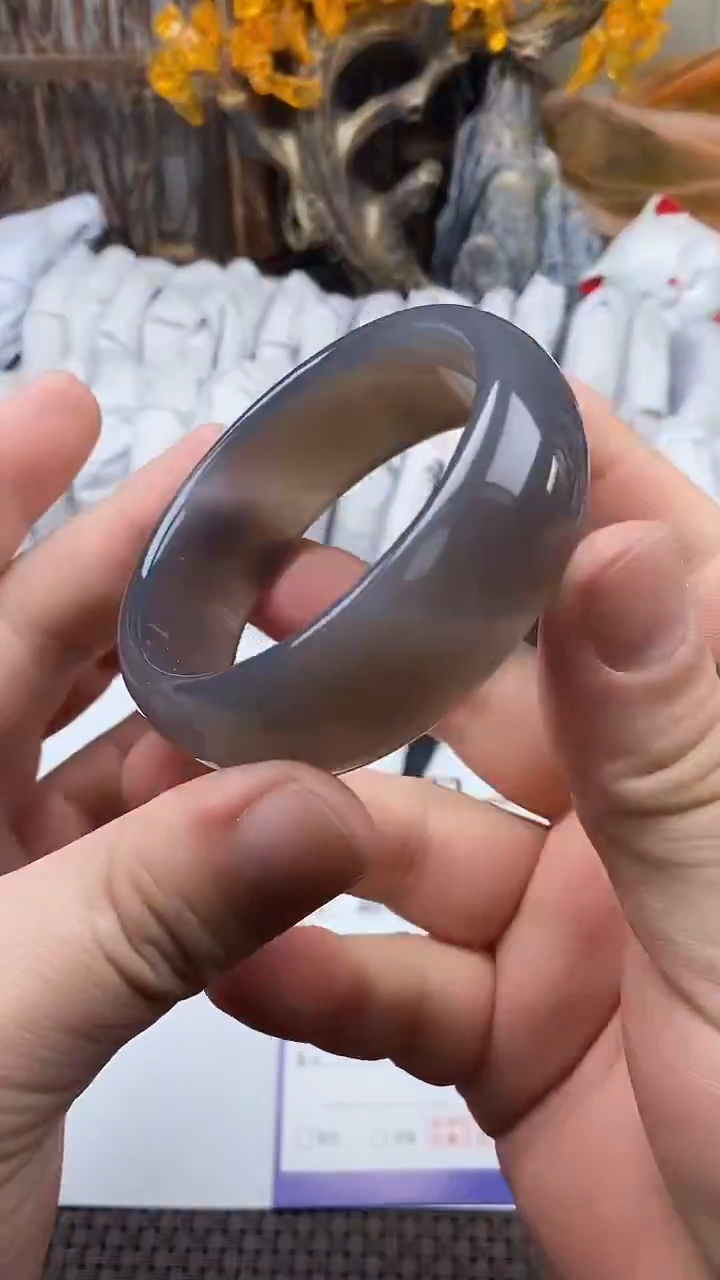 手镯玛瑙/玉髓未镶嵌213-58/9(多样性发货看清圈口下单）