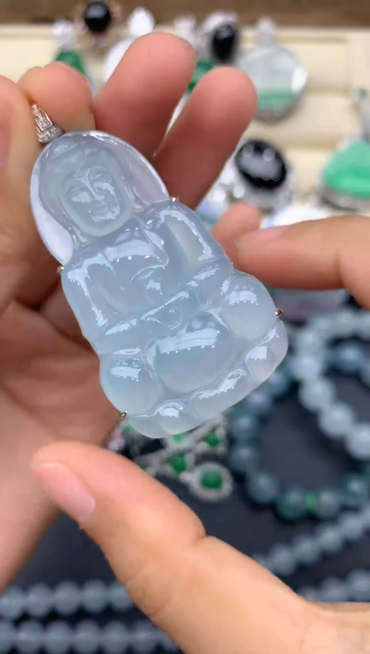 【闪购商品】翡翠颈饰18K金镶嵌343-中国好珍宝