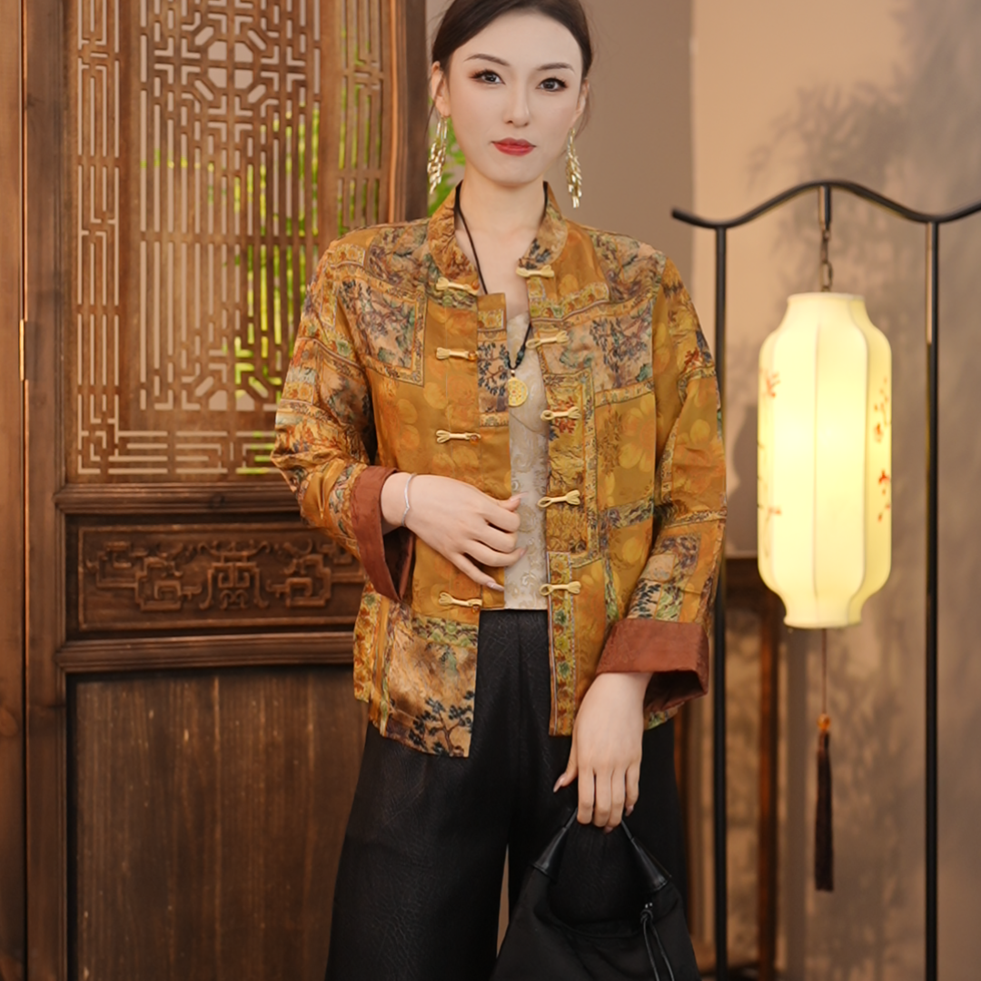 江山入画｜新中式国风时尚百搭重磅上衣外套-6330