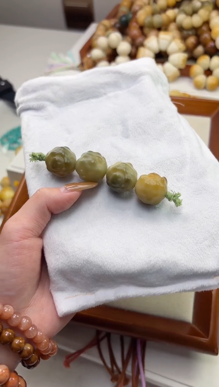 手串菩提根/象牙果干磨羊咩咩21mm棒棒糖