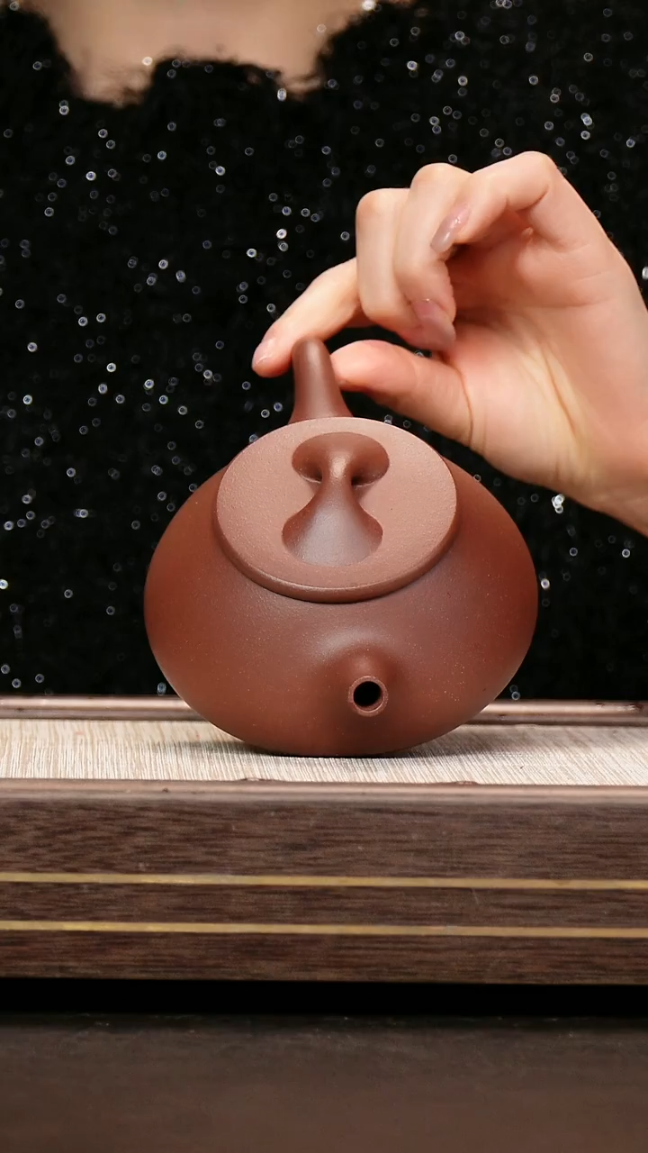 茶杯紫砂中槽清 满瓢 大号